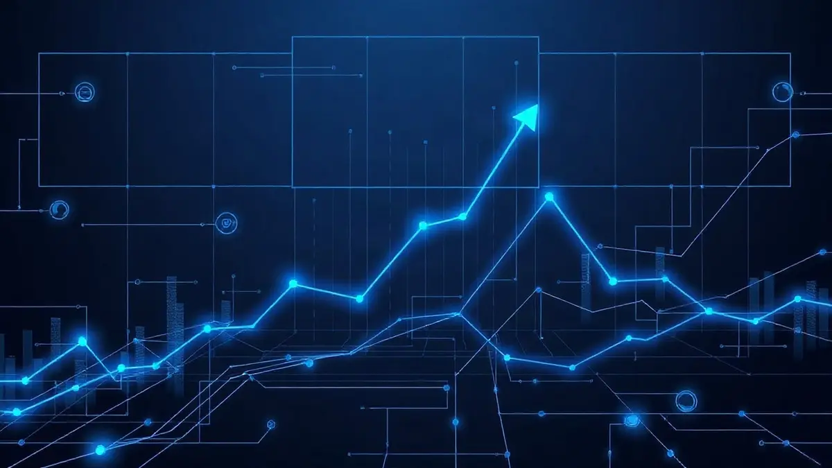رسم توضيحي مفاهيمي يمثّل SEO أم إعلانات Google للتطبيق